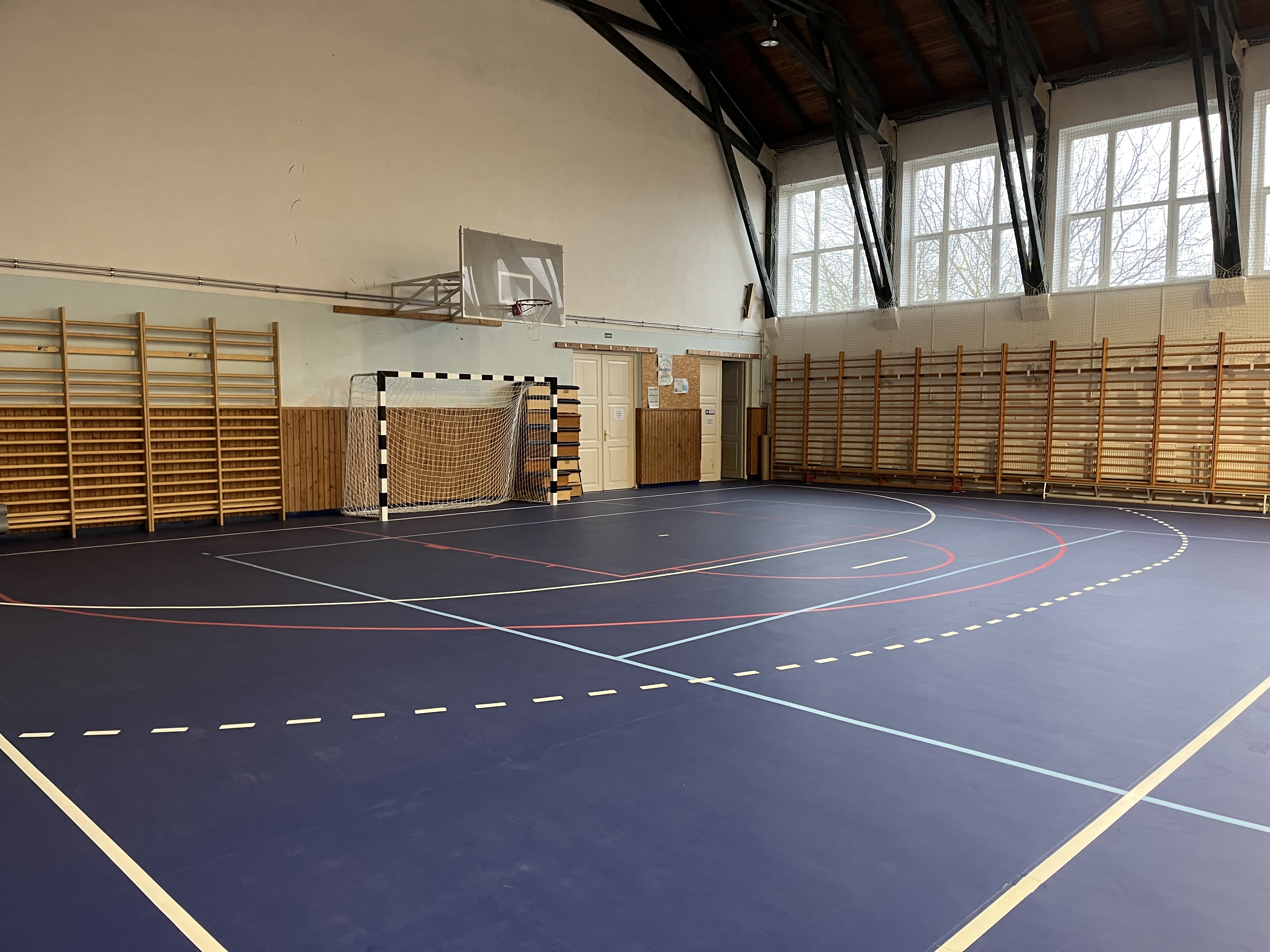 Lepsényi tornaterem sportpadlója